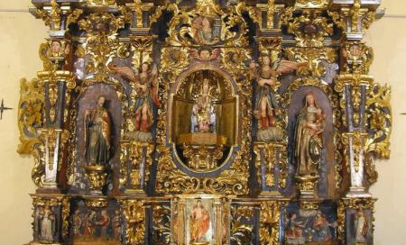 Imagen: La Diputación de Huesca financia la restauración del retablo mayor de la...