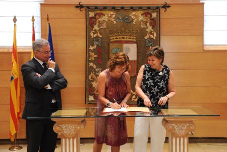 Imagen: Diputación de Huesca, Gobierno de Aragón y once comarcas se comprometen...
