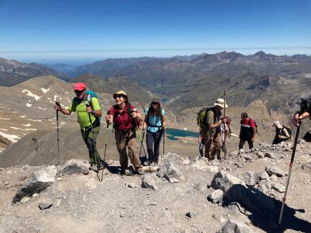 Ascenso a Monte Perdido para presentar el libro