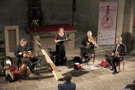 Imagen: Cuarteto de Urueña en Santa Cruz de la Serós