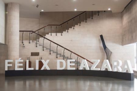 Imagen: Letras Félix de Azara en la recepción de Diputación Provincial de Huesca