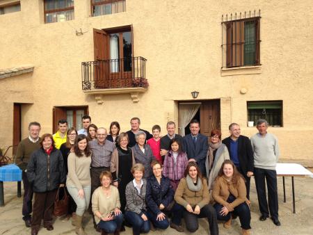 El Presidente de la Diputación de Huesca visita Hoz y Costeán