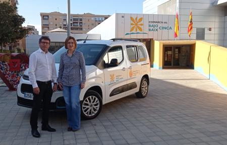 Imagen La Comarca del Bajo/Baix Cinca invierte 34.500€ en un vehículo para el...