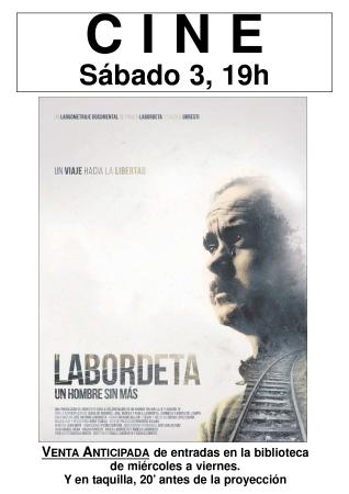 Imagen Proyección cine de Hecho, Documental " LABORDETA, un hombre sin más"