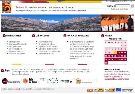 Imagen: La Diputación de Huesca se sitúa entre las diez administraciones...