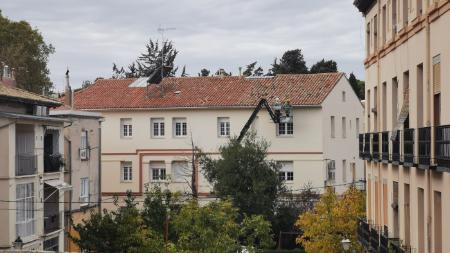 Trabajos de mejora en el edificio del Instituto de Estudios Altoaragoneses