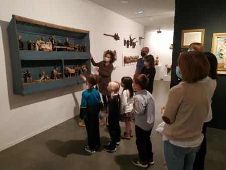 Imagen: La Diputación Provincial de Huesca mantiene las visitas a la exposición...