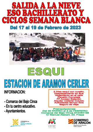 Imagen La Comarca del Bajo/Baix Cinca organiza la Semana Blanca de esquí para...
