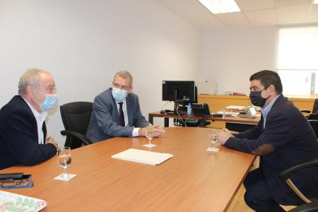 Imagen: Un momento de la reunión con el Secretario General para el Reto Demográfico