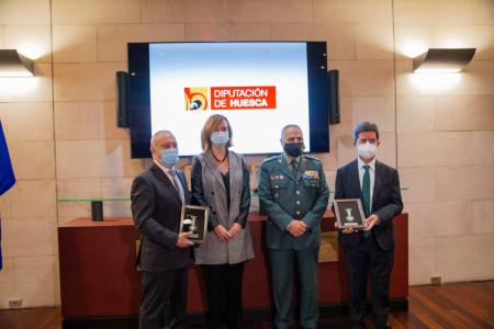 Diputación Provincial de Huesca, Ayuntamiento de Huesca y Guardia Civil...