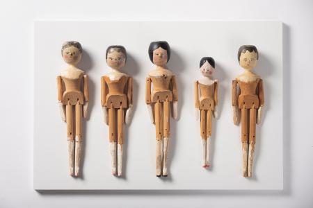 Colección Santos Lloro- Peg dolls. Francia-Italia, tercer tercio del siglo XIX