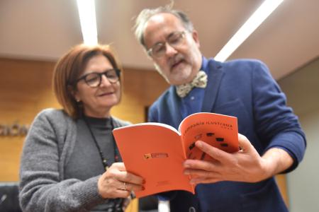 Imagen: Maribel de Pablo y Carlos Grassa-Toro durante la rueda de prensa. Foto Verónica Lacasa