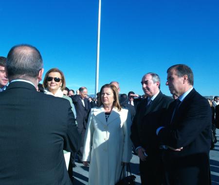Imagen: Antonio Cosculluela asiste a la inauguración de la Terminal Intermodal...