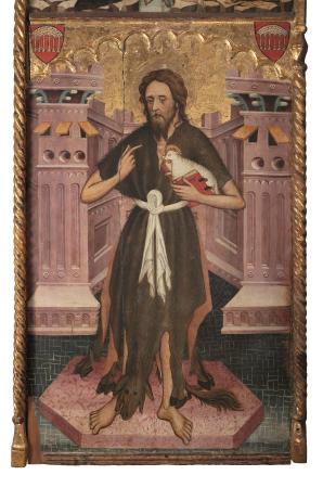 San Juan Bautista. Jaime Ferrer I, Pere Teixidor. Primer cuarto del siglo XV. Foto Javier Broto