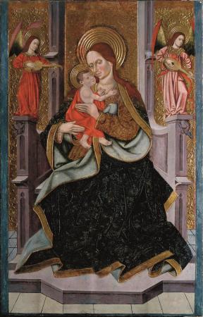 Virgen con el Niño y ángeles músicos. Juan de la Abadía, el Viejo. 1485-1496. Foto Fernando Alvira