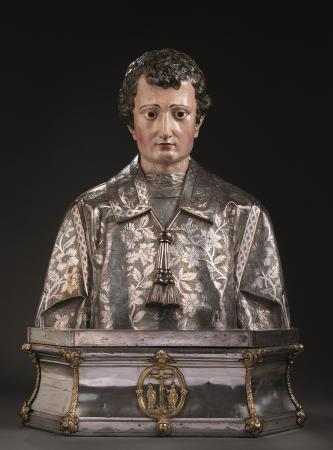 Busto de San Lorenzo. Estrada, taller de Zaragoza. 1780. Foto Javier Broto