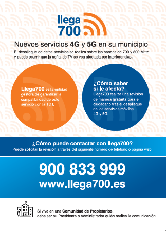 Imagen El servicio móvil de nueva generación 4G y 5G sobre las bandas de...