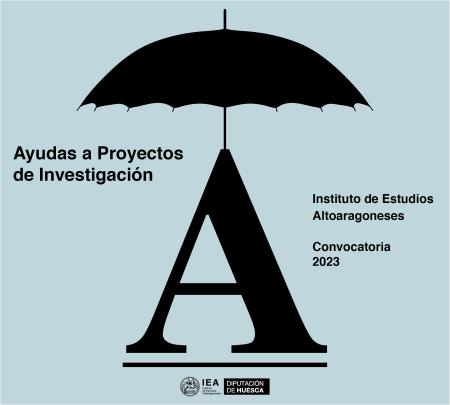 Imagen: Cartel de la convocatoria de Ayudas a la investigación del IEA en 2023