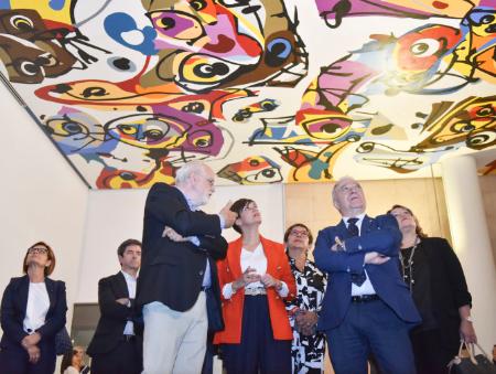 Imagen: Visita de la ministra de Política Territorial, Isabel Rodríguez, a la Diputación Provincial de Huesca FOTO VERÓNICA LACASA/ DPH