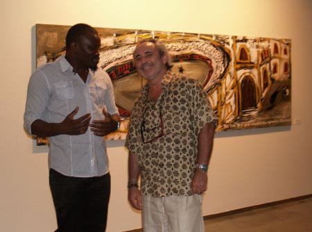 Imagen: La DPH inaugura hoy en Senegal una exposición del artista oscense...