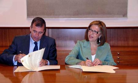 DPH y Gobierno de Aragón sellan un acuerdo para organizar cinco ferias...