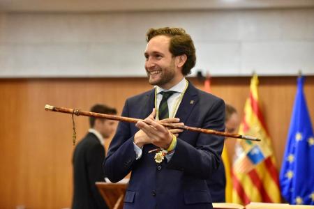 Imagen: Isaac Claver, presidente de la Diputación de Huesca. Foto: V. Lacasa