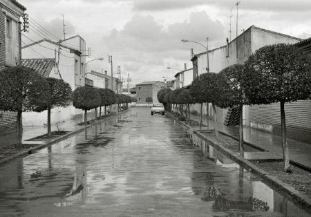 Fotografía de El Temple en la exposición Colonos la creación de una identidad