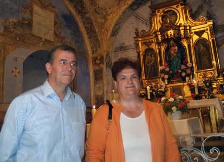 Imagen: Antonio Cosculluela inaugura las obras de restauración en el Santuario...