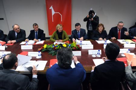 Imagen: Antonio Cosculluela participa en la reunión del consorcio de la...