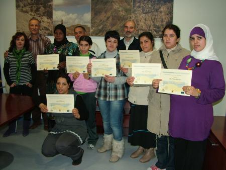 Balance positivo del taller de empleo 'Recoger' que se ha clausurado en...