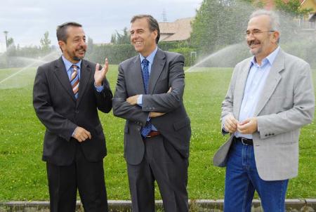 Un nuevo sistema de gestión del agua financiado por la DPH en Sabiñánigo...