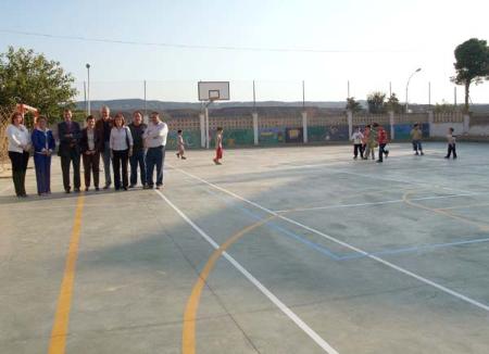 Imagen: La localidad monegrina de Sena cuenta con una nueva pista deportiva