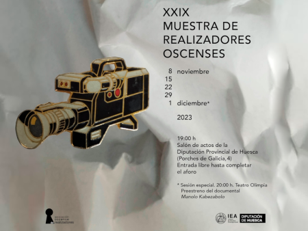 Imagen: Cartel de la XXIX Muestra de Realizadores Oscenses