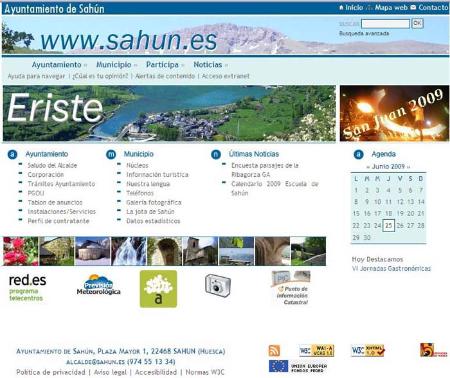 La Diputación de Huesca ha creado 160 portales municipales, todos los...