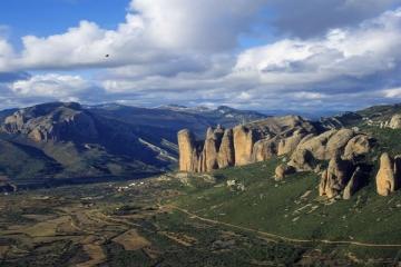 Vista del entorno de los Mallos de Riglos