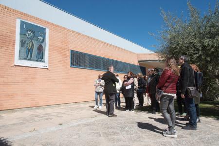 Momento de la inauguración de LCI en Tardienta JAVIER BLASCO/DPH