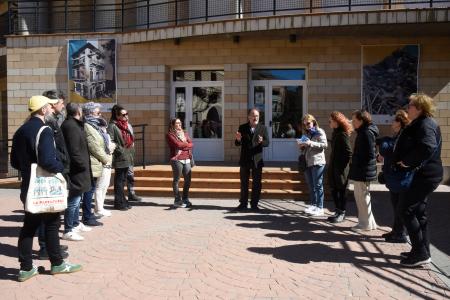 Momento de la inauguración de LCI en Tardienta JAVIER BLASCO/DPH