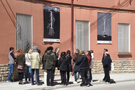 Momento de la inauguración de LCI en Tardienta JAVIER BLASCO/DPH