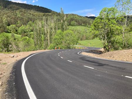 Imagen: Obras terminadas en el acceso a Espés Bajo
