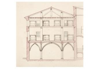 Imagen: Plano del Hospital Provincial (1862)