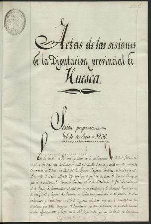 Acta de la sesión celebrada el 10 de enero de 1836