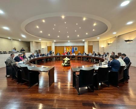 Imagen: Imagen del pleno ordinario correspondiente al mes de septiembre