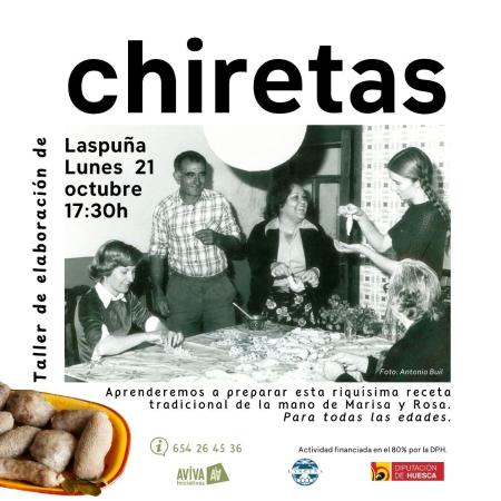 Imagen Taller de elaboración de chiretas