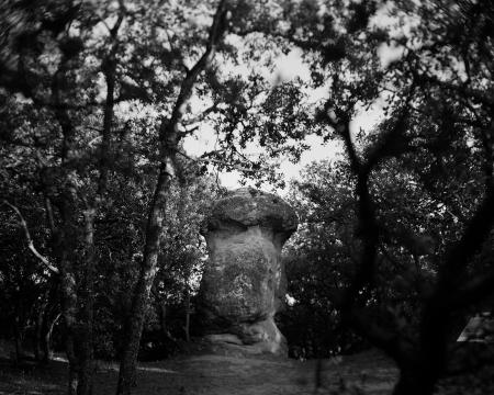 Antonio Lachos Roldán. Piedra de los Moros, invierno, 2014. Fotografía. Tintas de pigmento sobre papel algodón 100% sin blanqueantes ópticos ni ácidos. 40 x 50 cm (imagen)