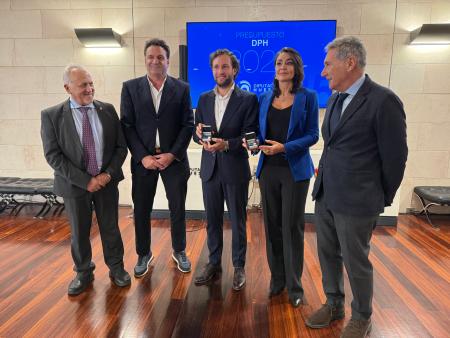Claver y Rufas en la presentación del proyecto de presupuestos de DPH para 2025