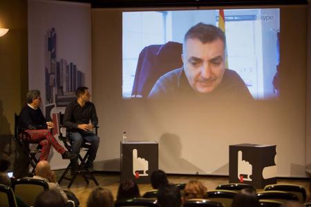 Imagen: Un momento de la presentación del libro de Manuel Vilas