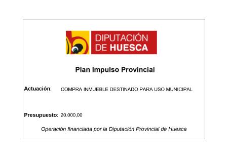 Imagen Obra financiada con cargo al Plan de Impulso Provincial de la Diputación...