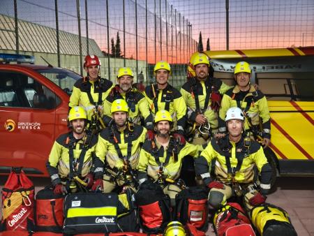 Formación bomberos DPH en Jaén