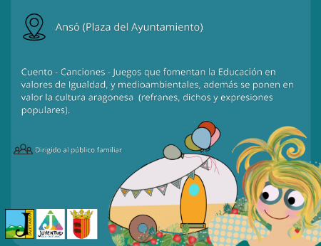 Imagen Cuentacuentos en Ansó con la caravana de Belentuela