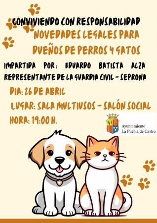 Imagen Charla Conviviendo con responsabilidad, novedades legales para dueños de...